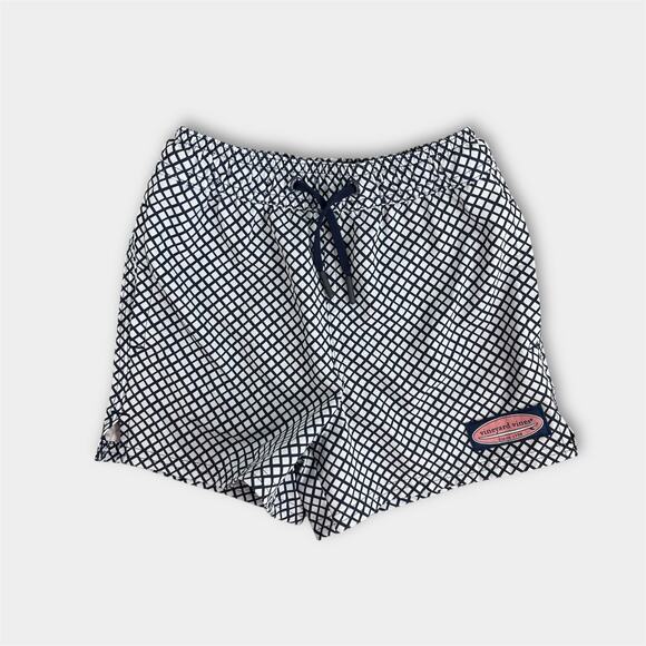 Vineyard Vines Boys Chappy Swim Trunks Micro Fould Navy 5T